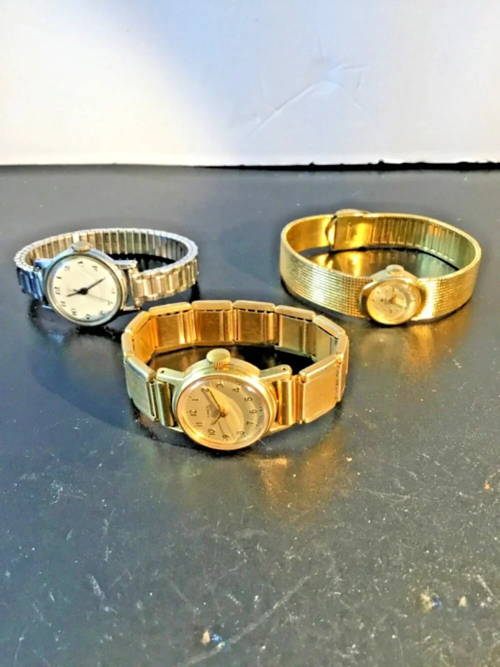 Lot of 3 Ladies Watches – Timex & Stellaris – Vintage Repair/Service